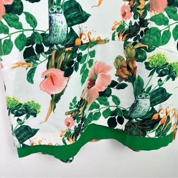 Peace Bird Floral Pattern Sheath Dress Size Small - Picture 6 of 6